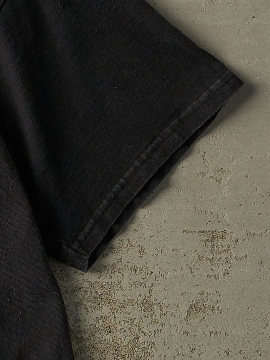 Vintage 90s Black "Wasted, A Good Part of A Health Life" Slogan Tee (XL/XXL) sold by Rebalance Vintage product image thumbnail 3