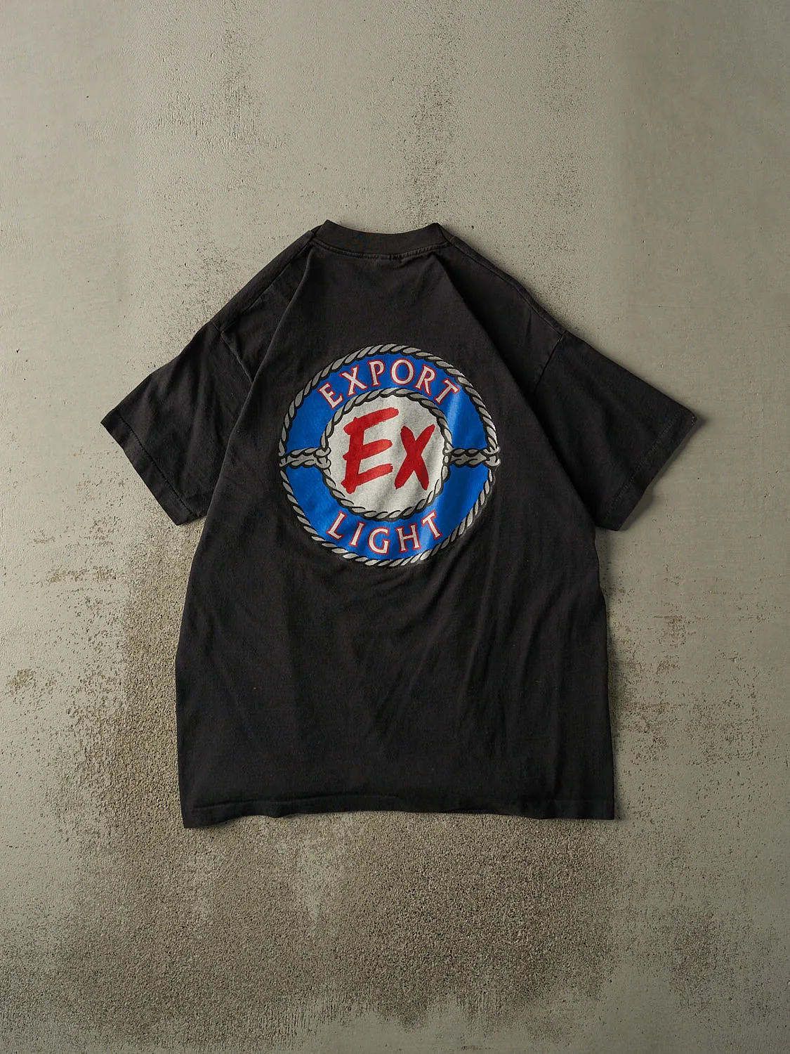 Vintage 90s Black Molson Export Beer Drinker Single Stitch Tee (L/XL) sold by Rebalance Vintage product image thumbnail 2