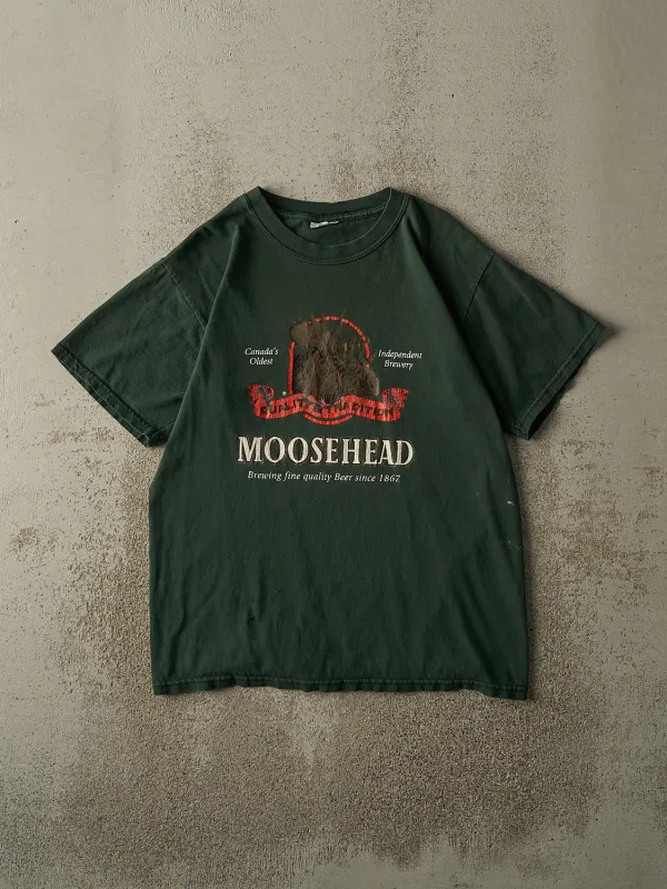 Vintage 90s Green Moosehead Beer Tee (M/L) sold by Rebalance Vintage