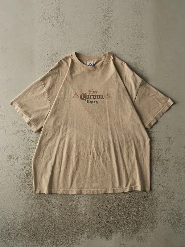 Vintage 04' Beige Corona Extra Tee (XL/XXL) sold by Rebalance Vintage