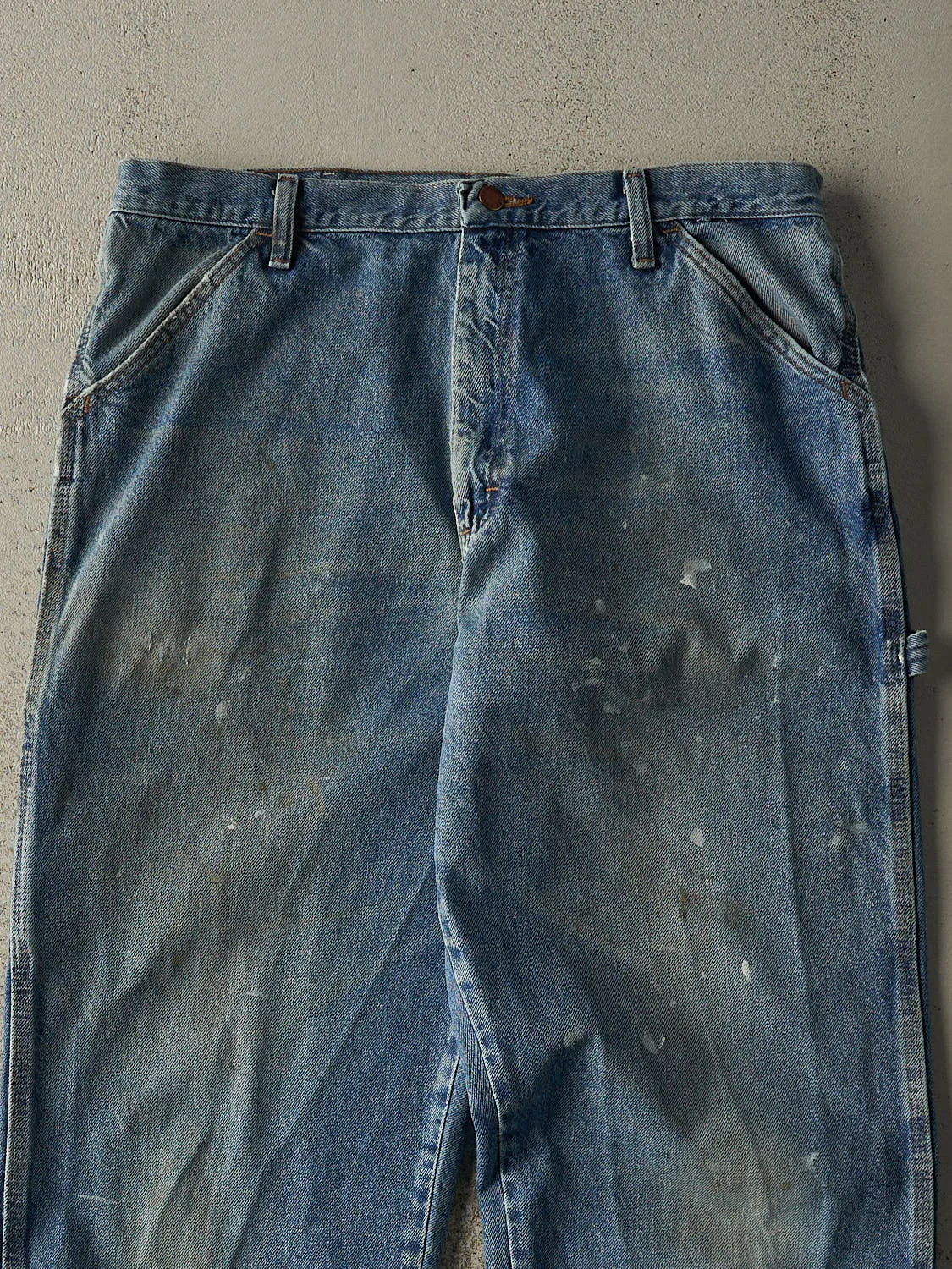 Vintage 90s Mid Wash Rustler Carpenter Jeans (35x31.5) sold by Rebalance Vintage product image thumbnail 4