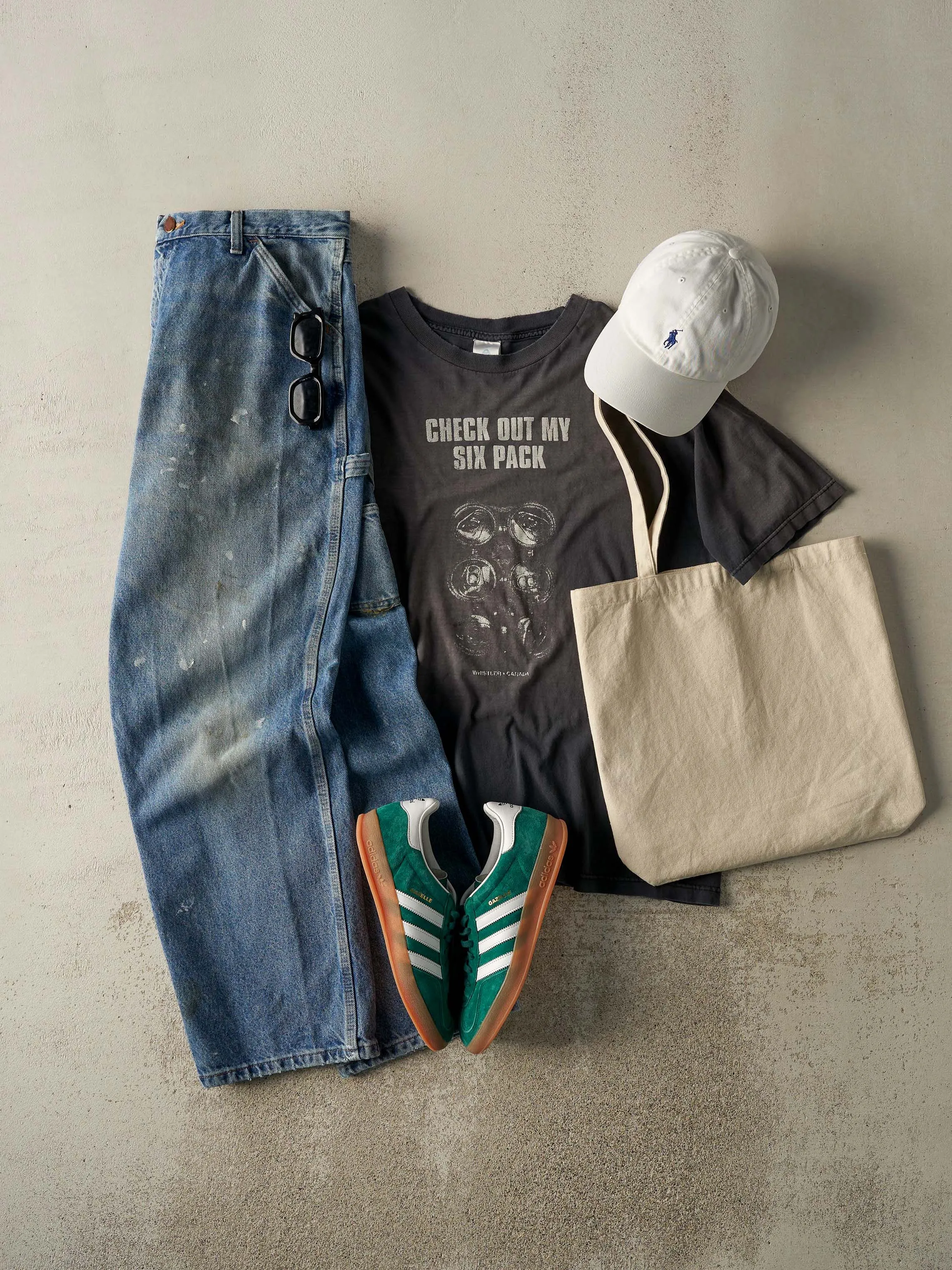 Vintage 90s Mid Wash Rustler Carpenter Jeans (35x31.5) sold by Rebalance Vintage product image thumbnail 2