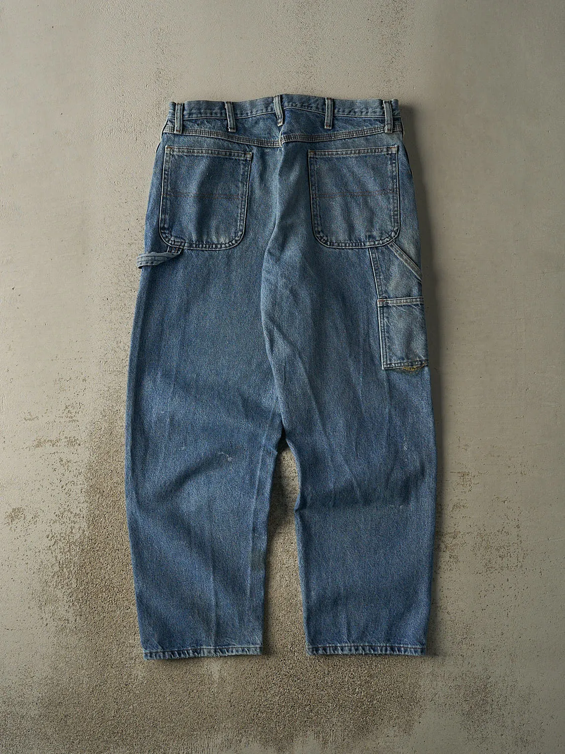 Vintage 90s Mid Wash Rustler Carpenter Jeans (35x31.5) sold by Rebalance Vintage product image thumbnail 3