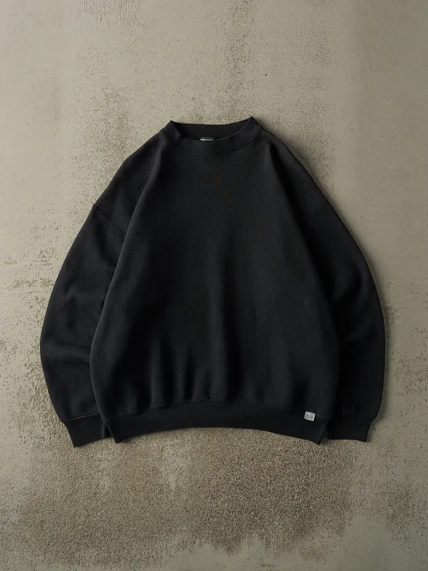 Vintage 90s Black Discus Athletic Blank Crewneck (L) sold by Rebalance Vintage