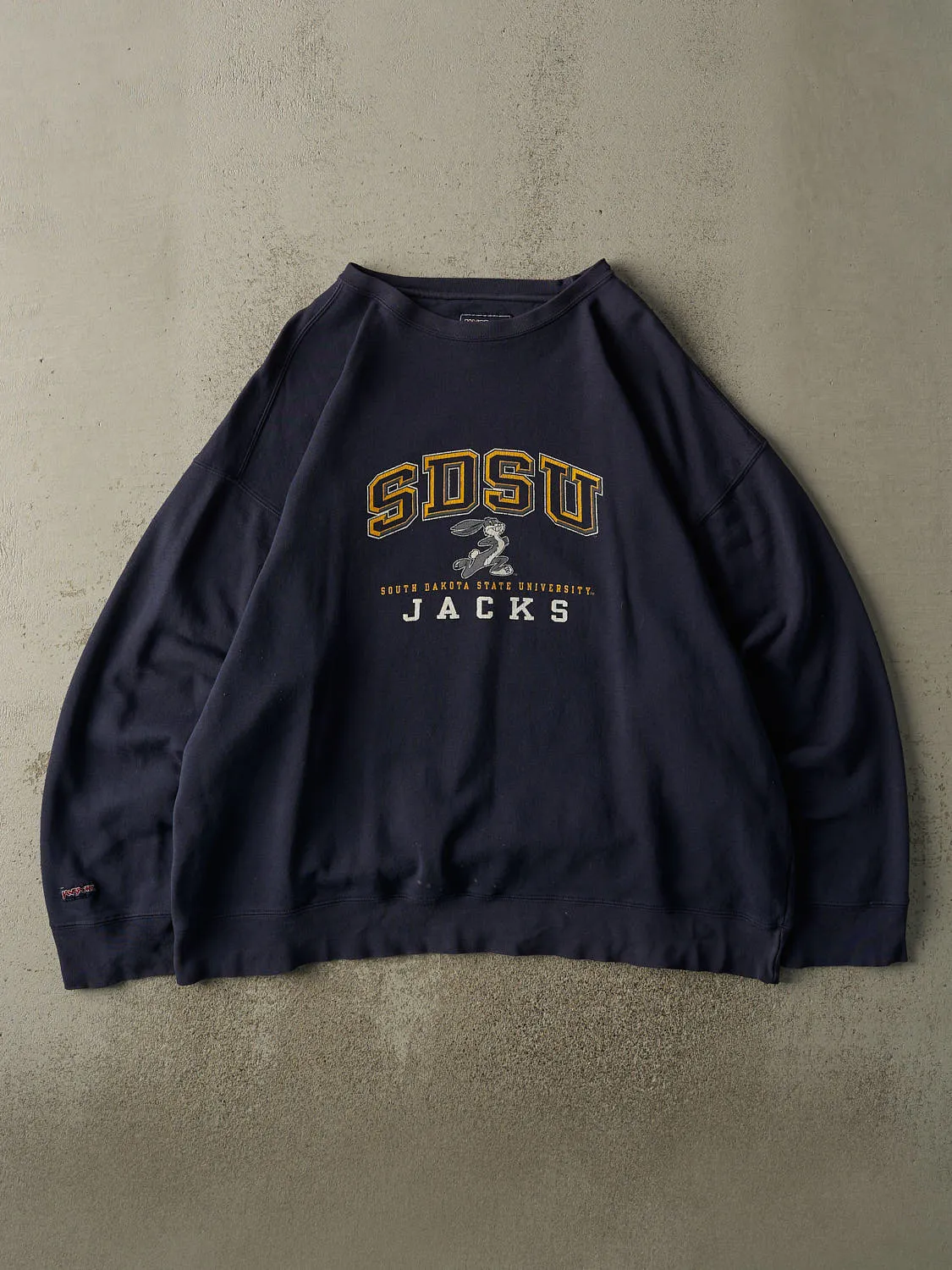 Vintage Y2K Navy Blue South Dakota State University Jacks Crewneck (XXL) sold by Rebalance Vintage