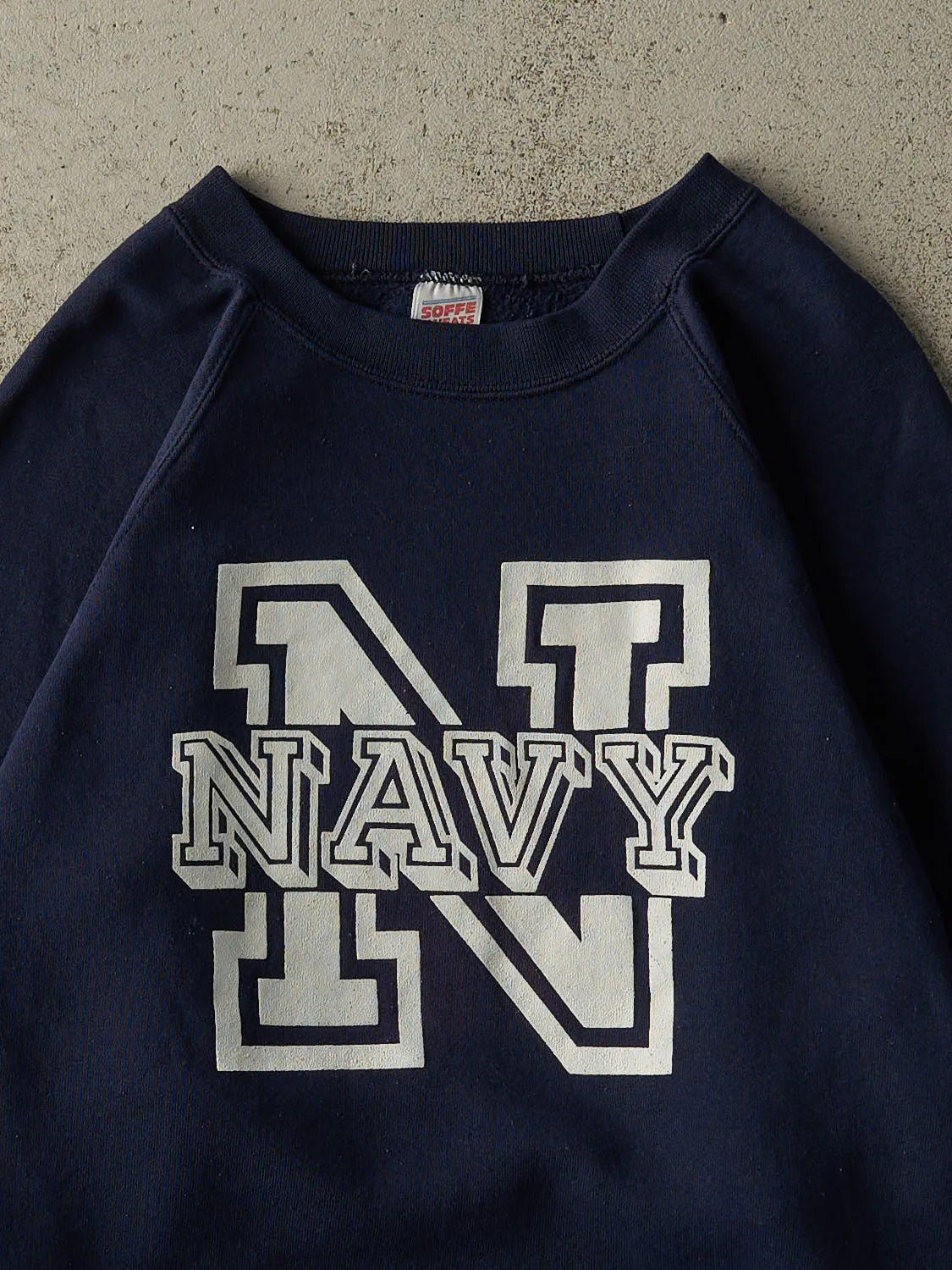 Vintage 90s Navy Blue US Navy Crewneck (M/L) sold by Rebalance Vintage product image thumbnail 2