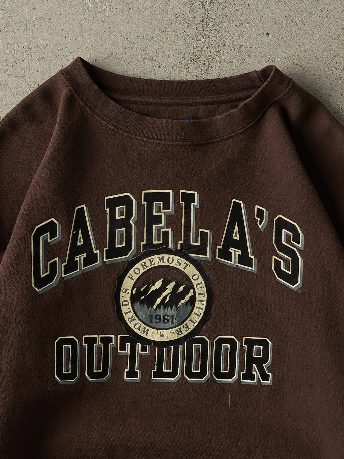 Vintage 90s Brown Cabela's Crewneck (XXL) sold by Rebalance Vintage product image thumbnail 3