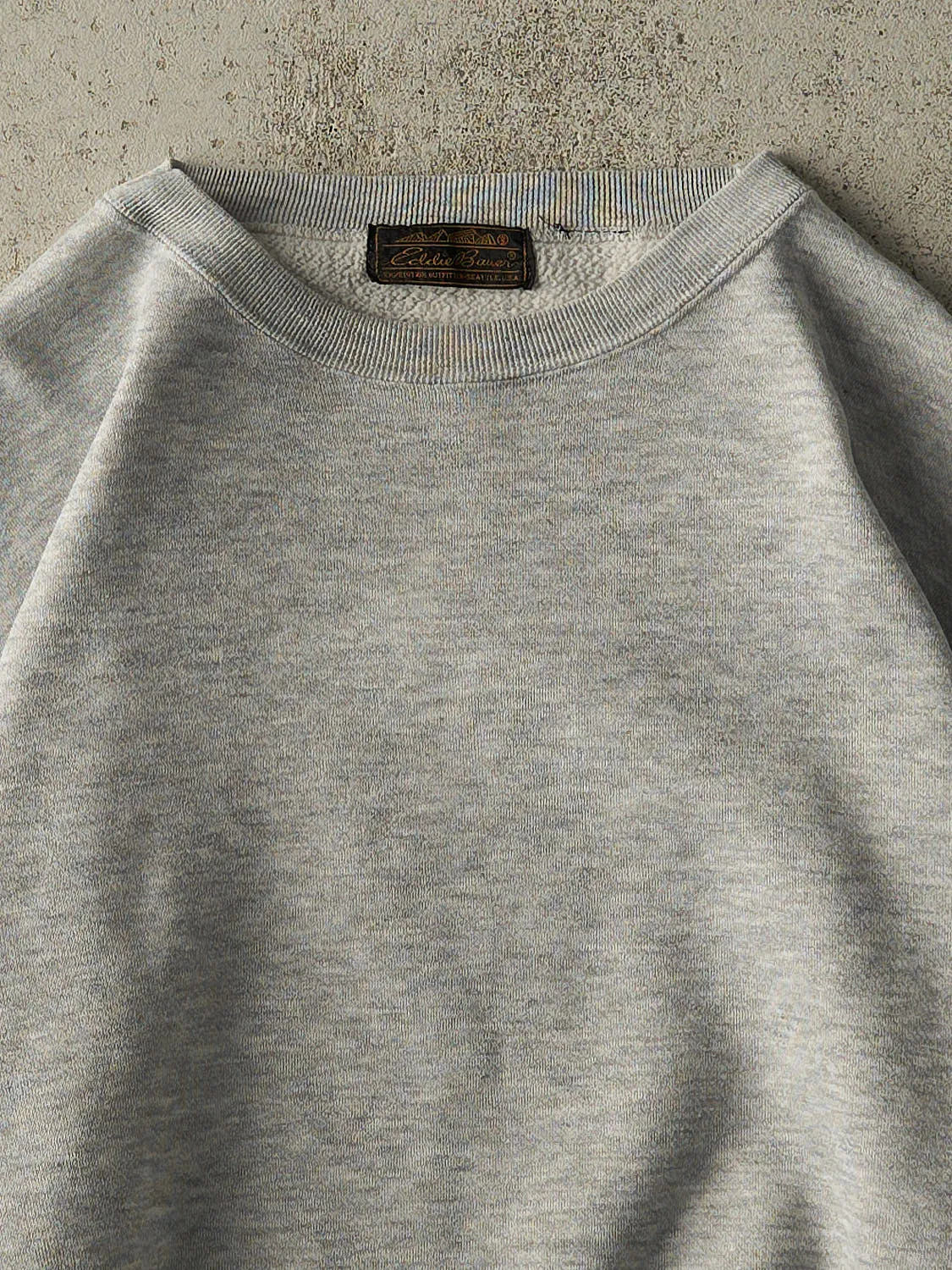 Vintage 90s Heather Grey Eddie Bauer Blank Crewneck (L) sold by Rebalance Vintage product image thumbnail 2