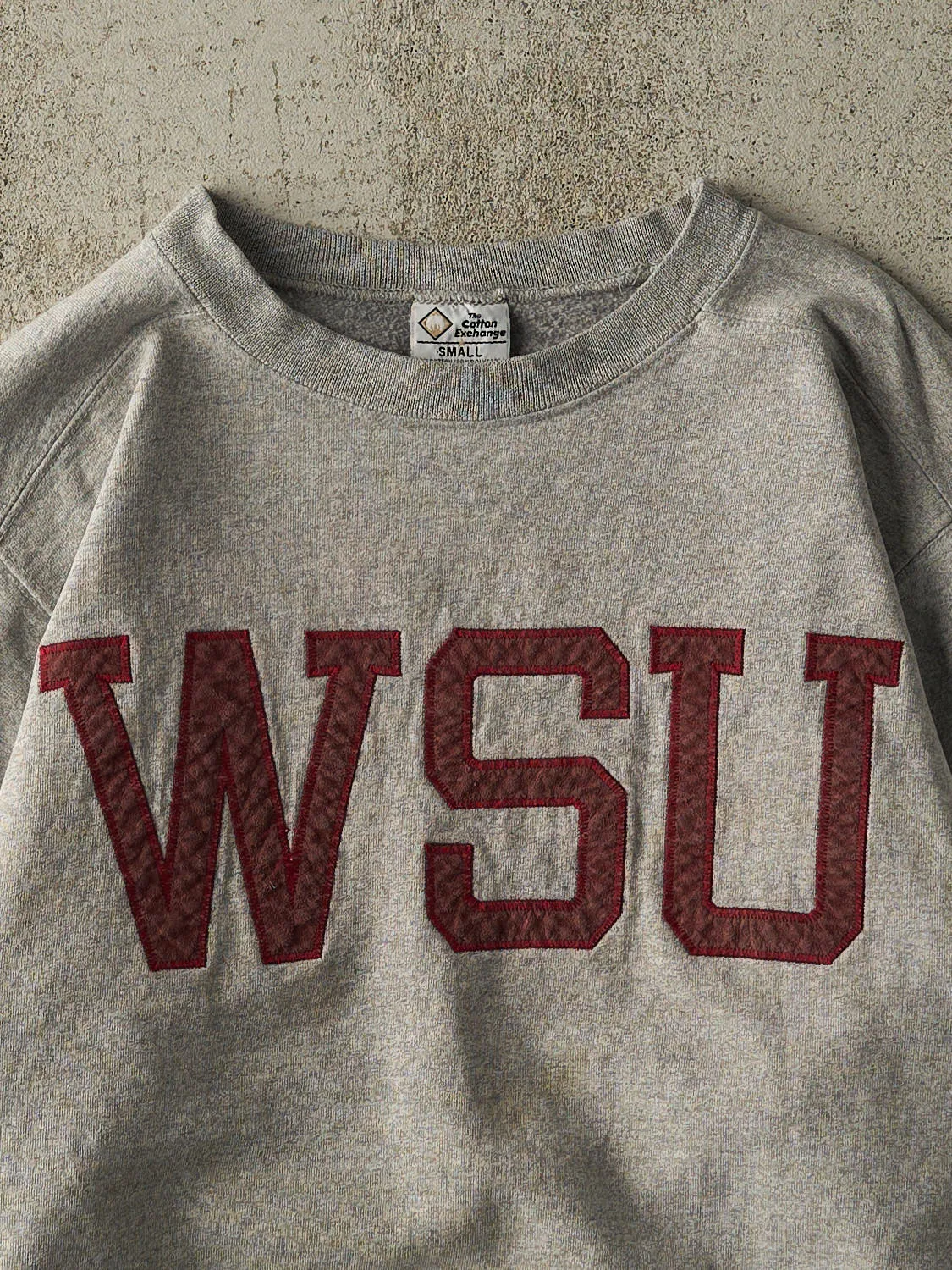 Vintage 90s Grey Washington State University Crewneck (S) sold by Rebalance Vintage product image thumbnail 2