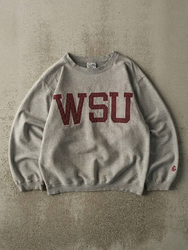 Vintage 90s Grey Washington State University Crewneck (S) made by Rebalance Vintage