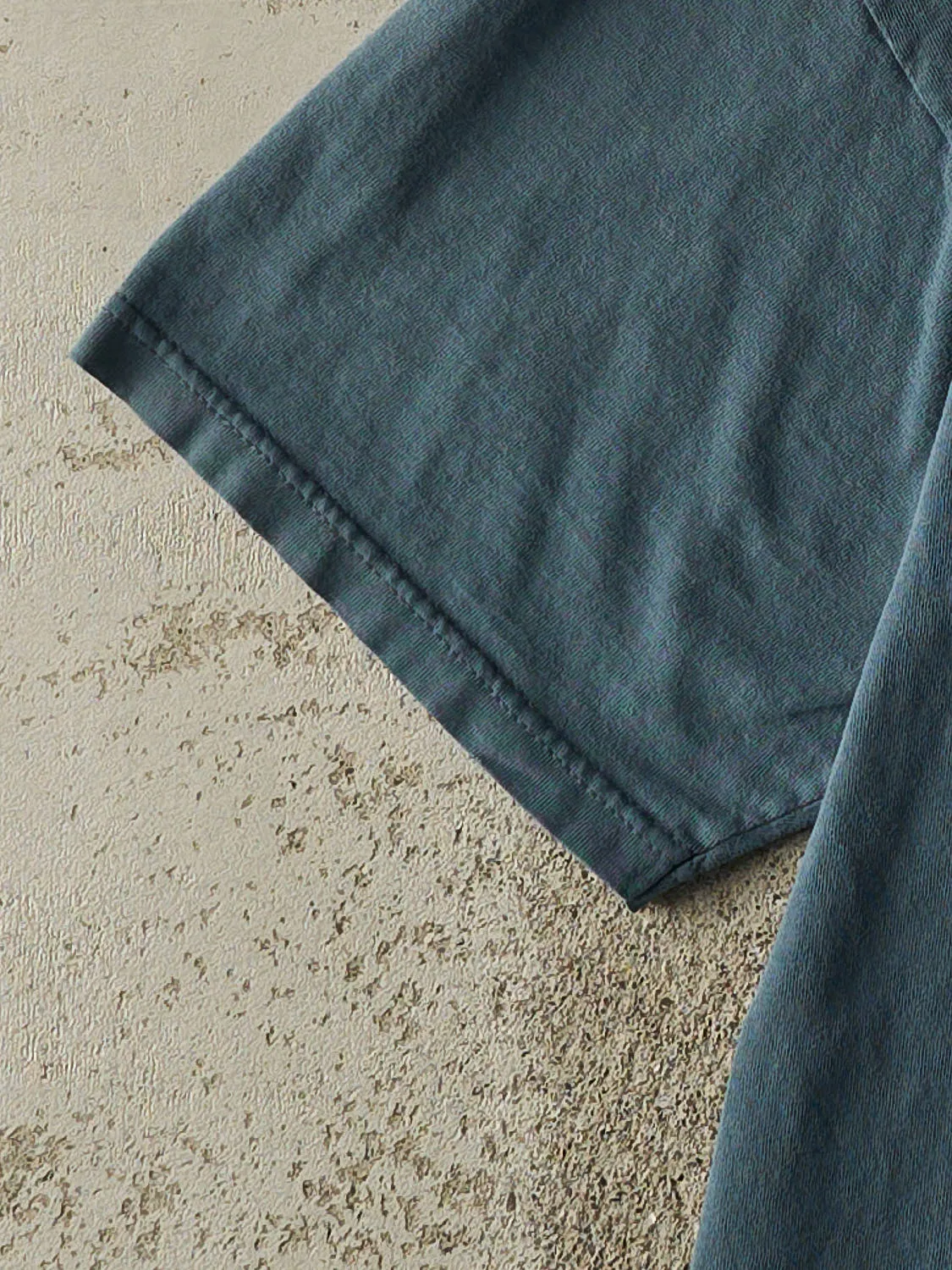 Vintage 90s Slate Blue Adidas Embroidered Logo Tee (XL) sold by Rebalance Vintage product image thumbnail 3