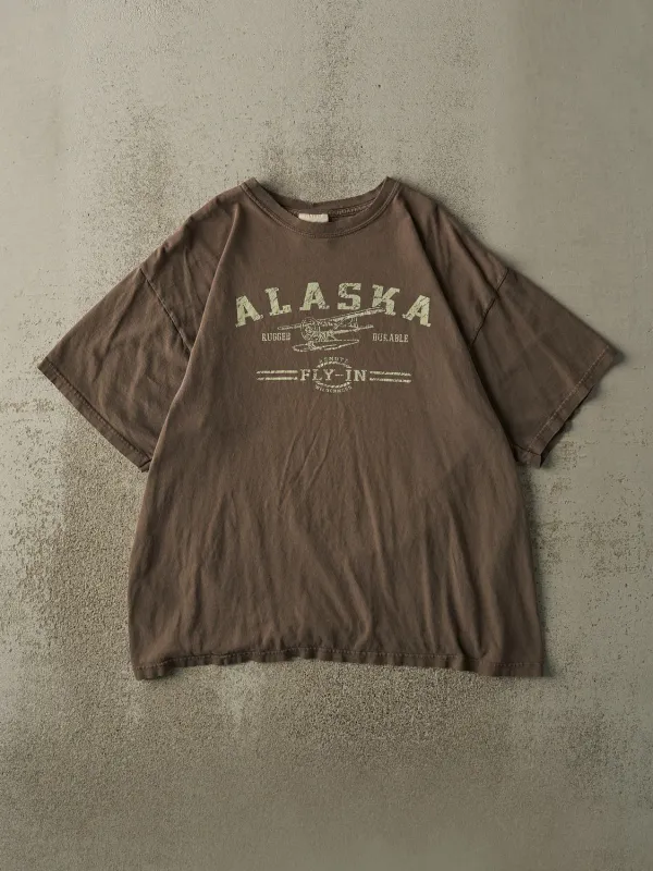 Vintage Y2K Green Alaska Tee (L/XL) sold by Rebalance Vintage