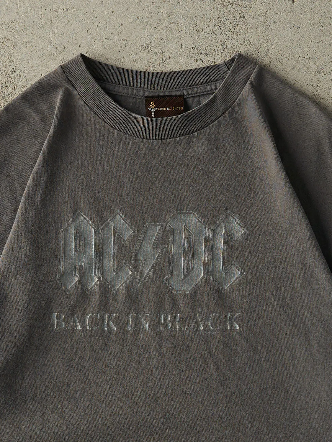 Vintage 06' Charcoal Grey ACDC Back In Black Tee (L/XL) sold by Rebalance Vintage product image thumbnail 2