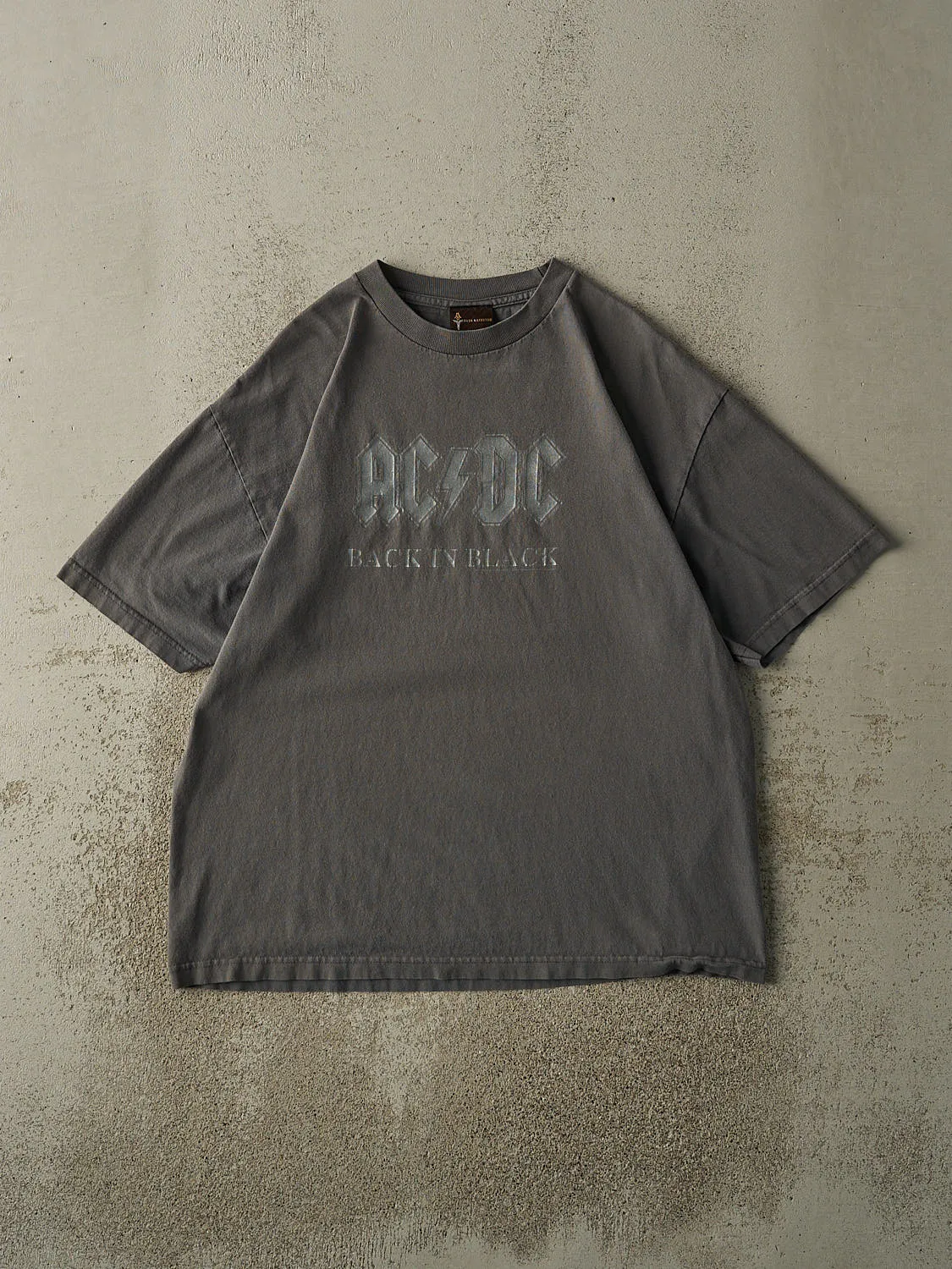 Vintage 06' Charcoal Grey ACDC Back In Black Tee (L/XL) sold by Rebalance Vintage
