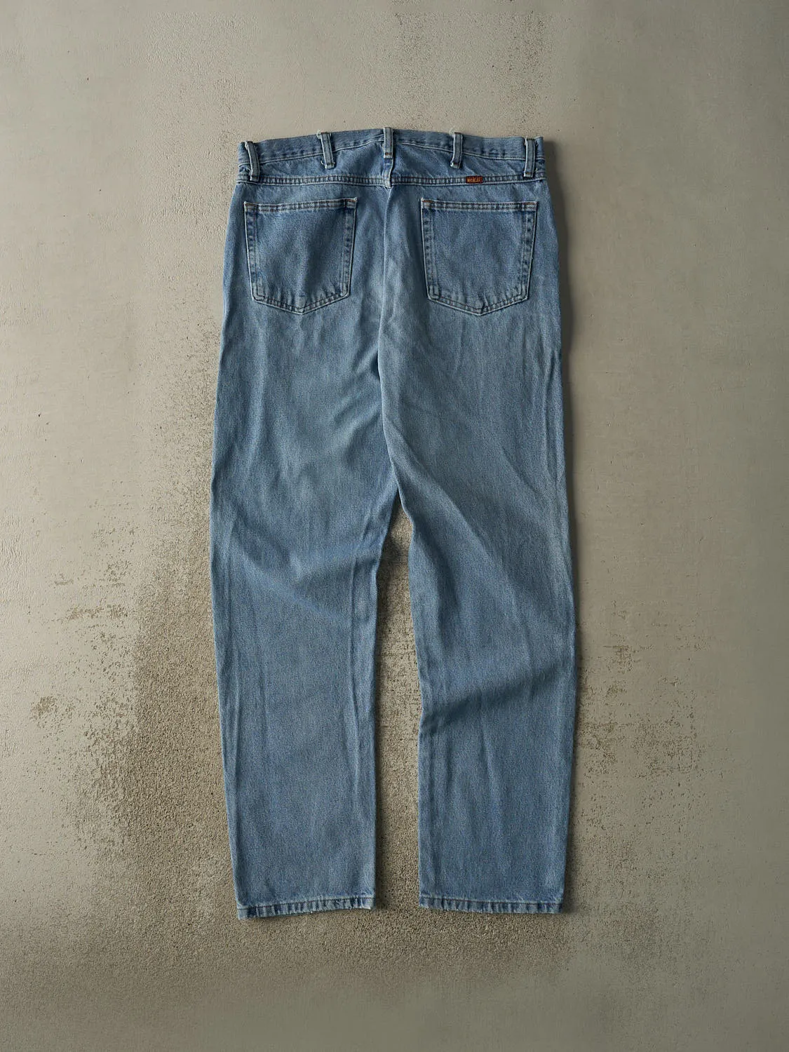 Vintage 90s Light Wash Rustler Jeans (36x33) sold by Rebalance Vintage product image thumbnail 3