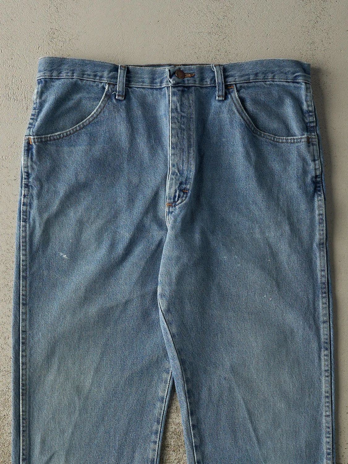 Vintage 90s Light Wash Rustler Jeans (36x33) sold by Rebalance Vintage product image thumbnail 4