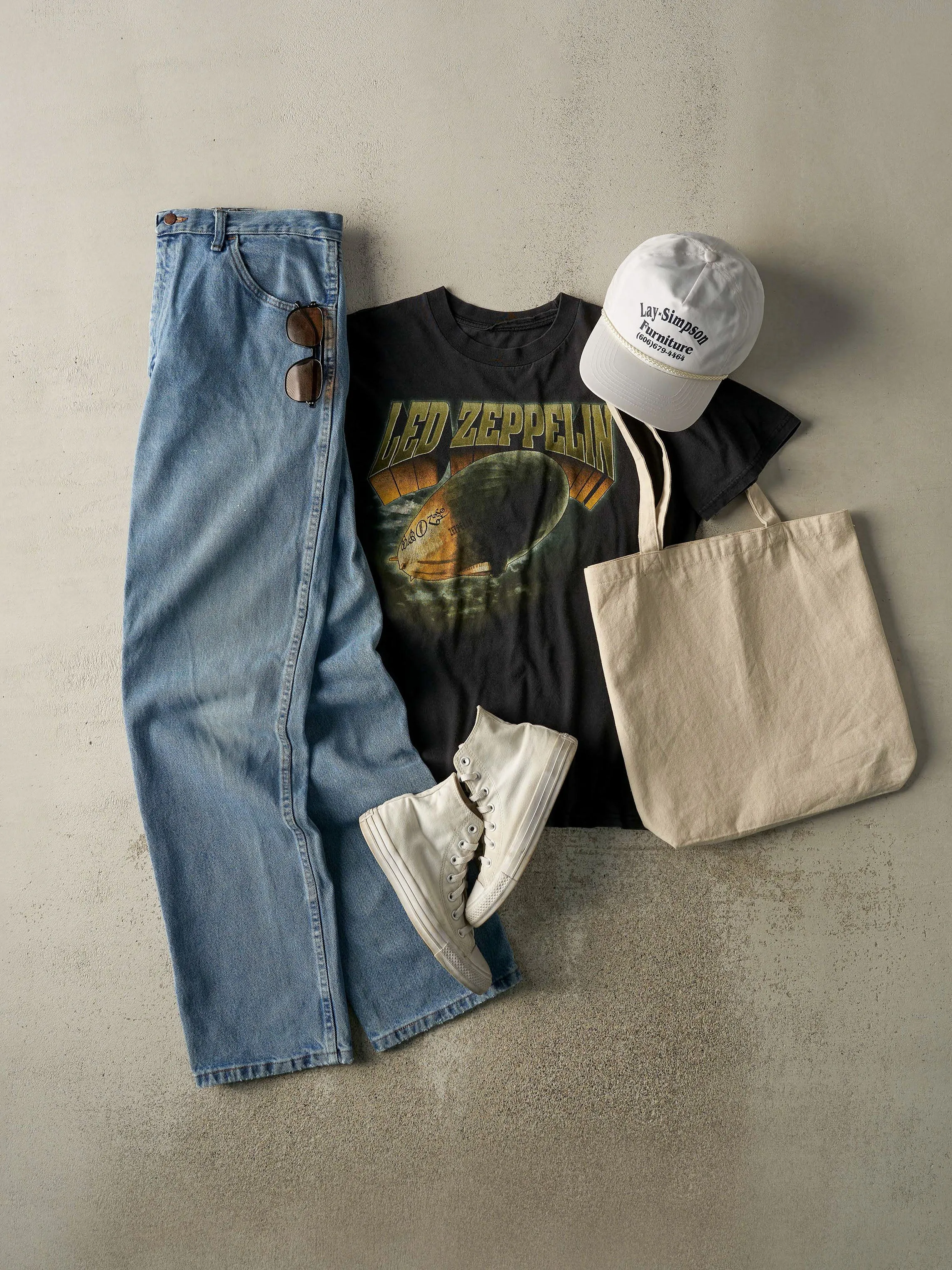 Vintage 90s Light Wash Rustler Jeans (36x33) sold by Rebalance Vintage product image thumbnail 2