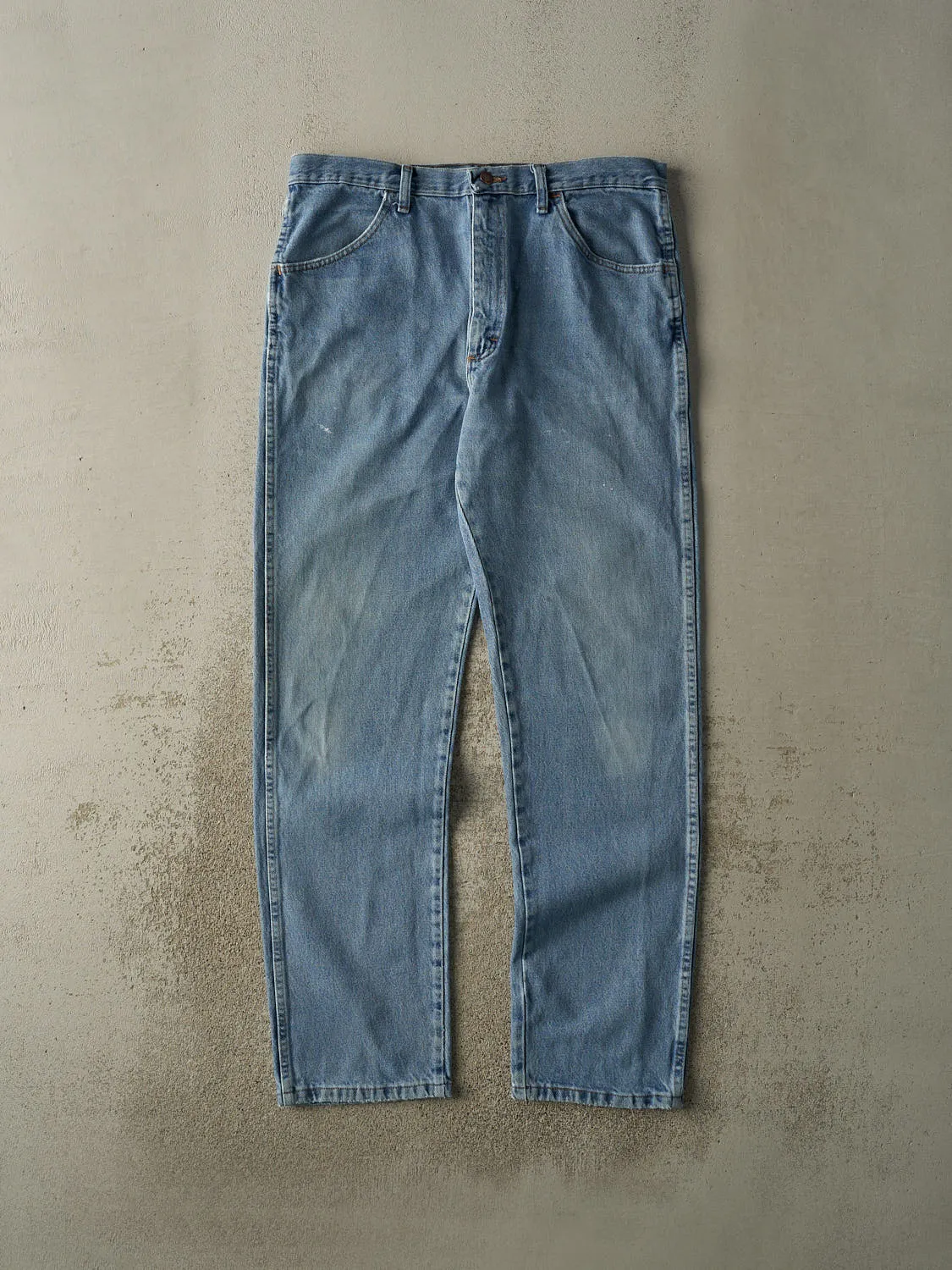 Vintage 90s Light Wash Rustler Jeans (36x33) sold by Rebalance Vintage