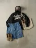 Vintage Y2K Mid Wash Cargo Jean Shorts (34x11) sold by Rebalance Vintage