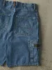 Vintage Y2K Mid Wash Cargo Jean Shorts (34x11) sold by Rebalance Vintage