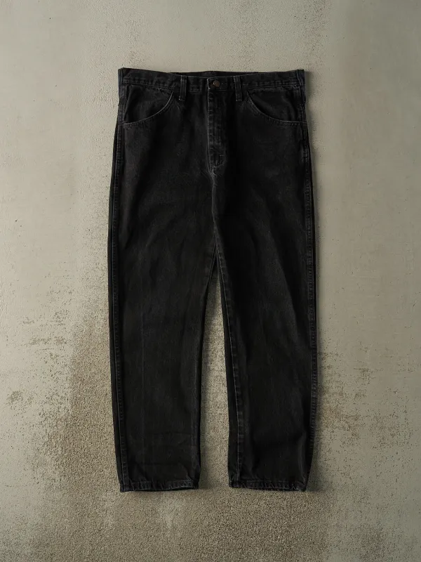 Vintage 90s Black Rustler Denim Pants (35x29) sold by Rebalance Vintage