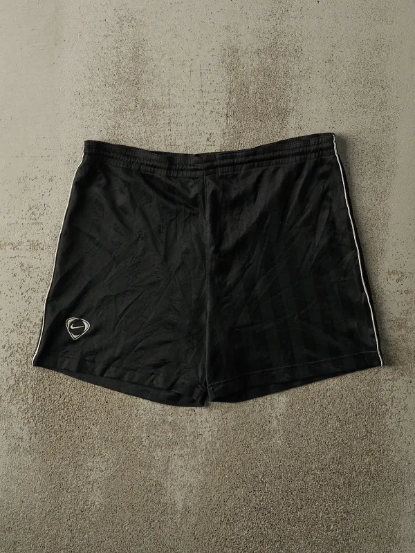 Vintage Y2K Black Nike Soccer Track Shorts (36x6) sold by Rebalance Vintage