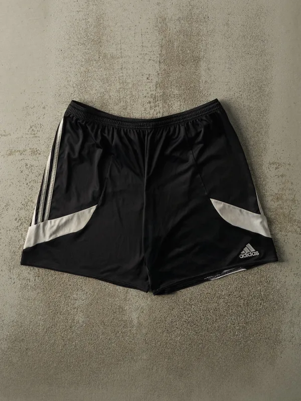 Vintage 90s Black & White Adidas Track Shorts (34x7) sold by Rebalance Vintage