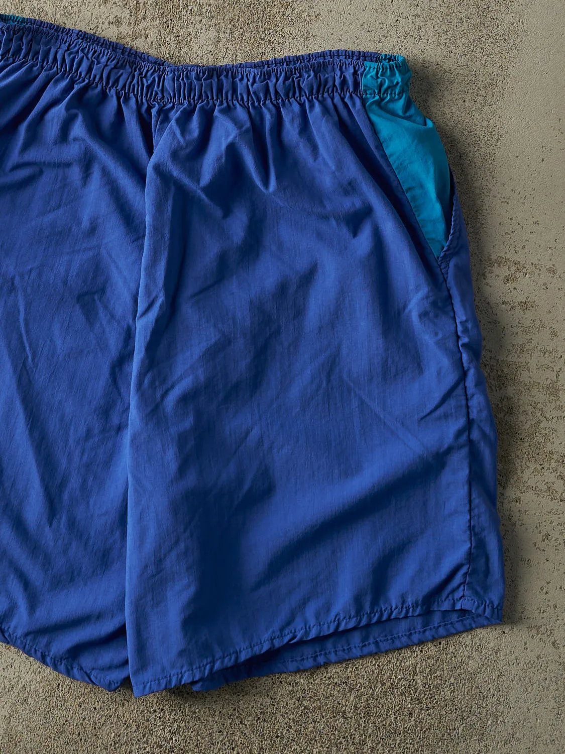 Vintage 90s Blue Champion Nylon Track Shorts (28x8) sold by Rebalance Vintage product image thumbnail 4