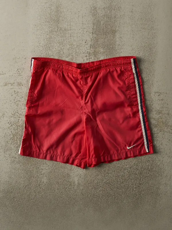 Vintage Y2K Red Nike Striped Track Shorts (39x7.5) sold by Rebalance Vintage