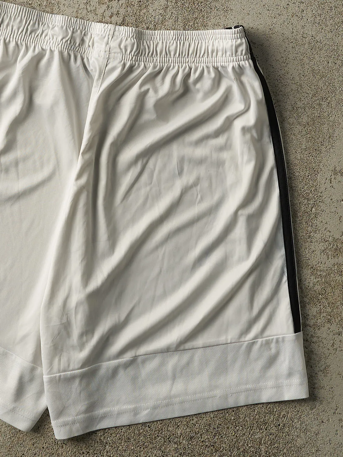 Vintage Y2K White Adidas Striped Track Shorts (28x7) sold by Rebalance Vintage product image thumbnail 4