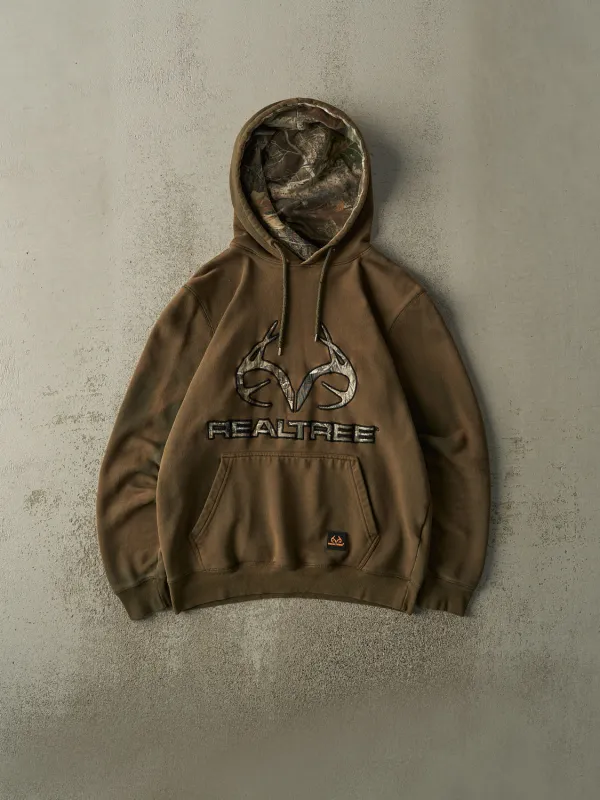 Vintage Y2K Sun Faded Green Realtree Embroidered Hoodie (S/M) sold by Rebalance Vintage