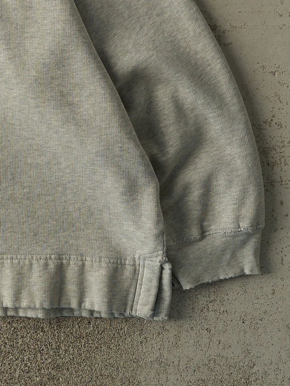 Vintage Y2K Heather Grey Nordstrom Blank Sweatshirt (L) sold by Rebalance Vintage product image thumbnail 3