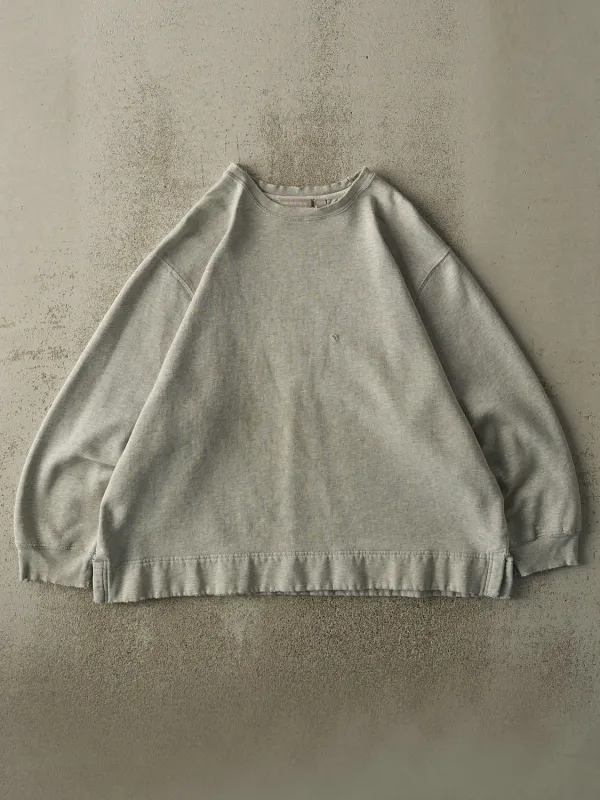 Vintage Y2K Heather Grey Nordstrom Blank Sweatshirt (L) sold by Rebalance Vintage