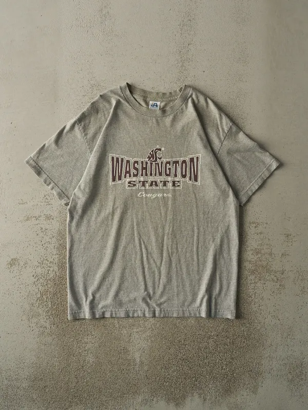 Vintage Y2K Grey Washington State Cougars Tee (L) sold by Rebalance Vintage