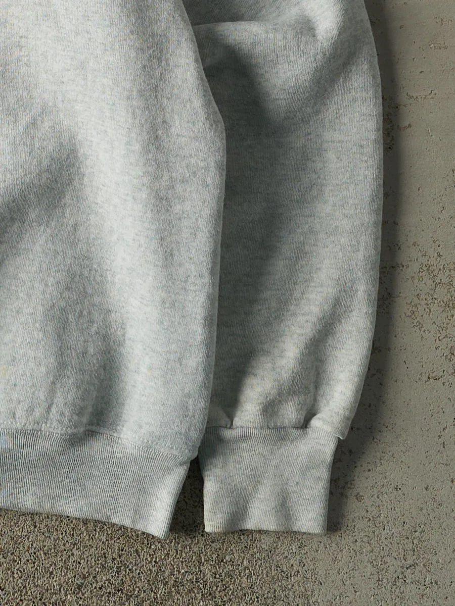 Vintage 90s Heather Grey Tommy Gear Embroidered Bootleg Crewneck (M/L) sold by Rebalance Vintage product image thumbnail 3