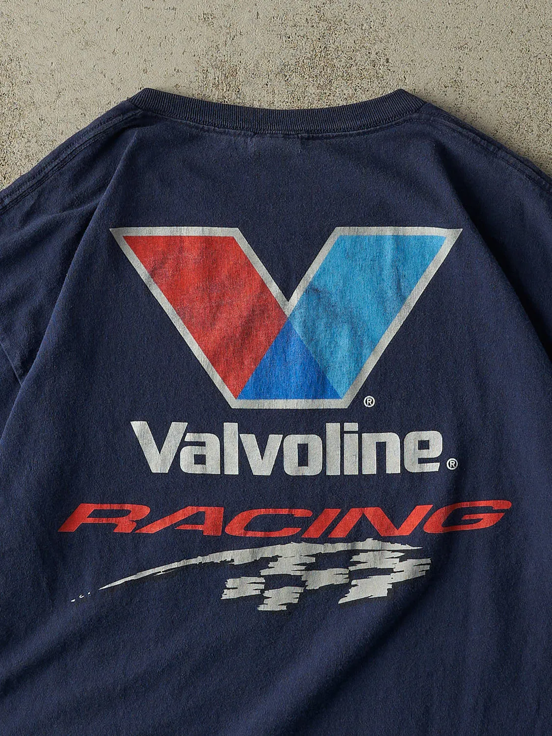 Vintage 05' Navy Blue Nascar #10 Scott Riggs Racing Tee (XL) sold by Rebalance Vintage product image thumbnail 4