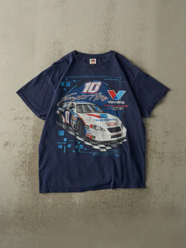 Vintage 05' Navy Blue Nascar #10 Scott Riggs Racing Tee (XL) sold by Rebalance Vintage