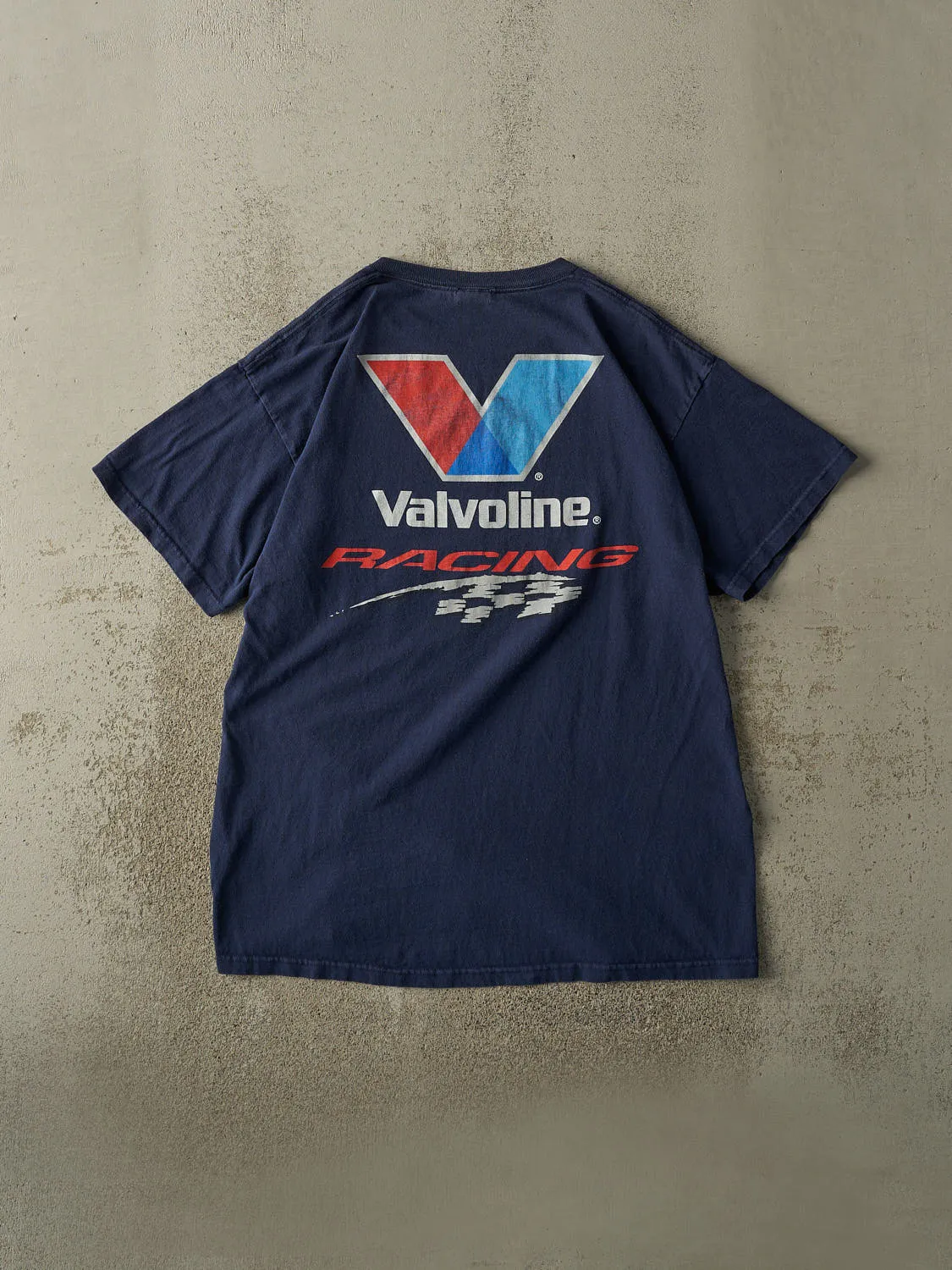 Vintage 05' Navy Blue Nascar #10 Scott Riggs Racing Tee (XL) sold by Rebalance Vintage product image thumbnail 2
