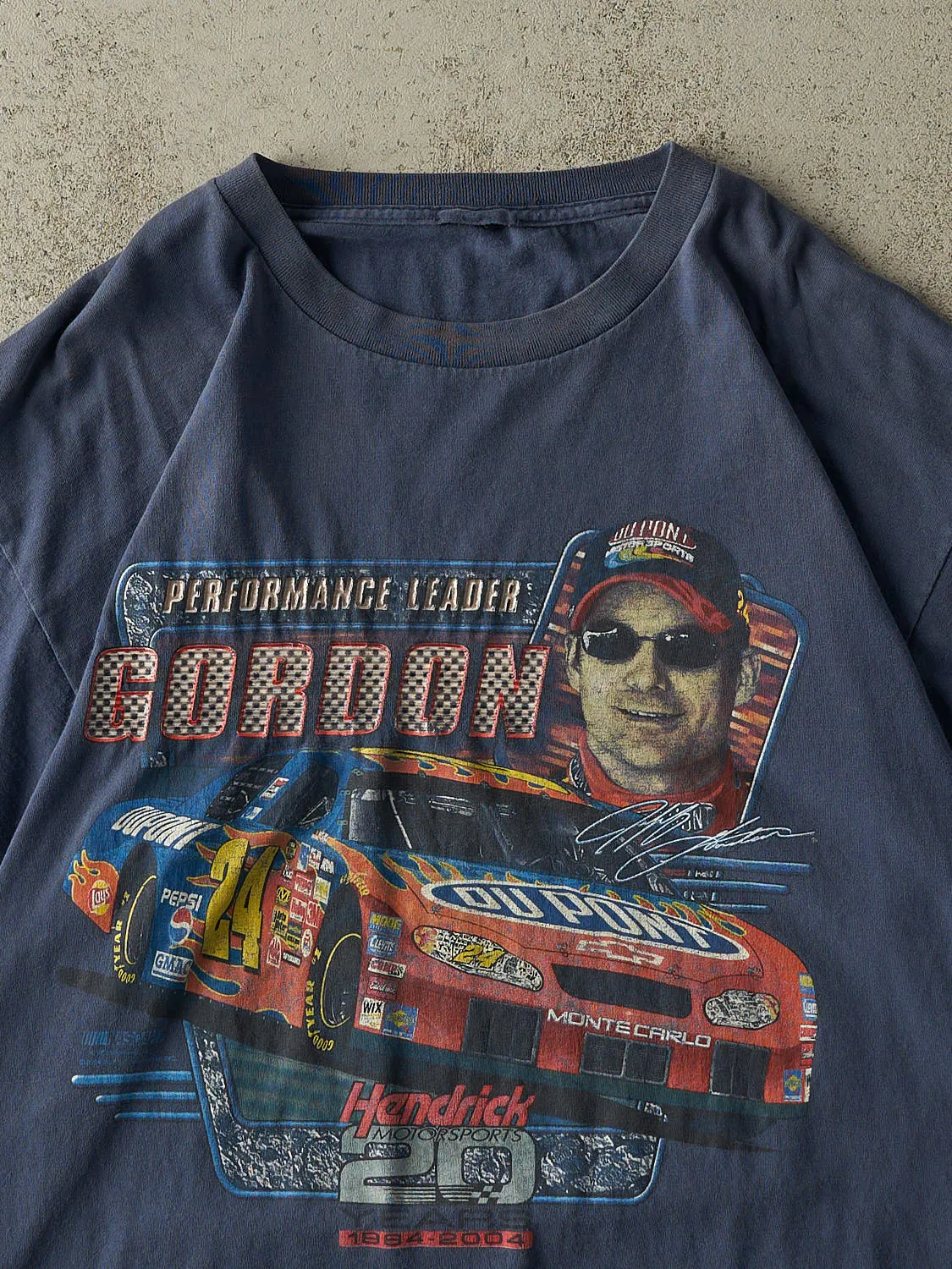 Vintage 04' Navy Blue Jeff Gordon Tee (XL) sold by Rebalance Vintage product image thumbnail 2