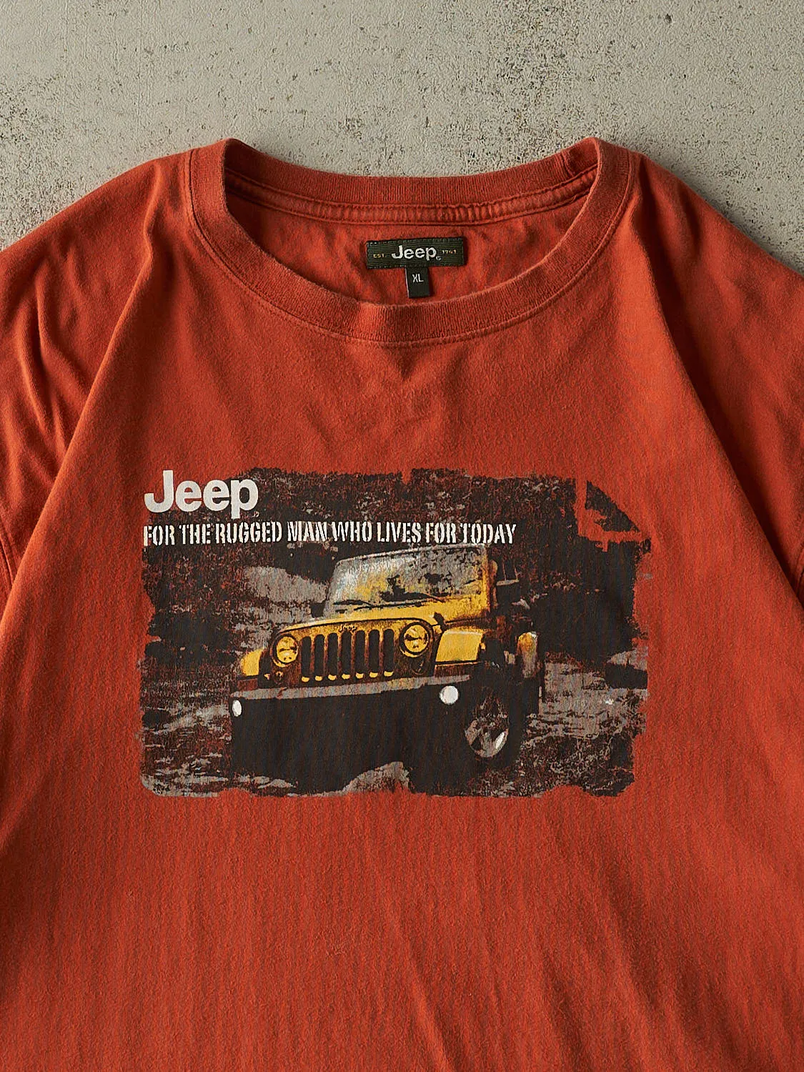 Vintage Y2K Orange Jeep Tee (XL) sold by Rebalance Vintage product image thumbnail 2