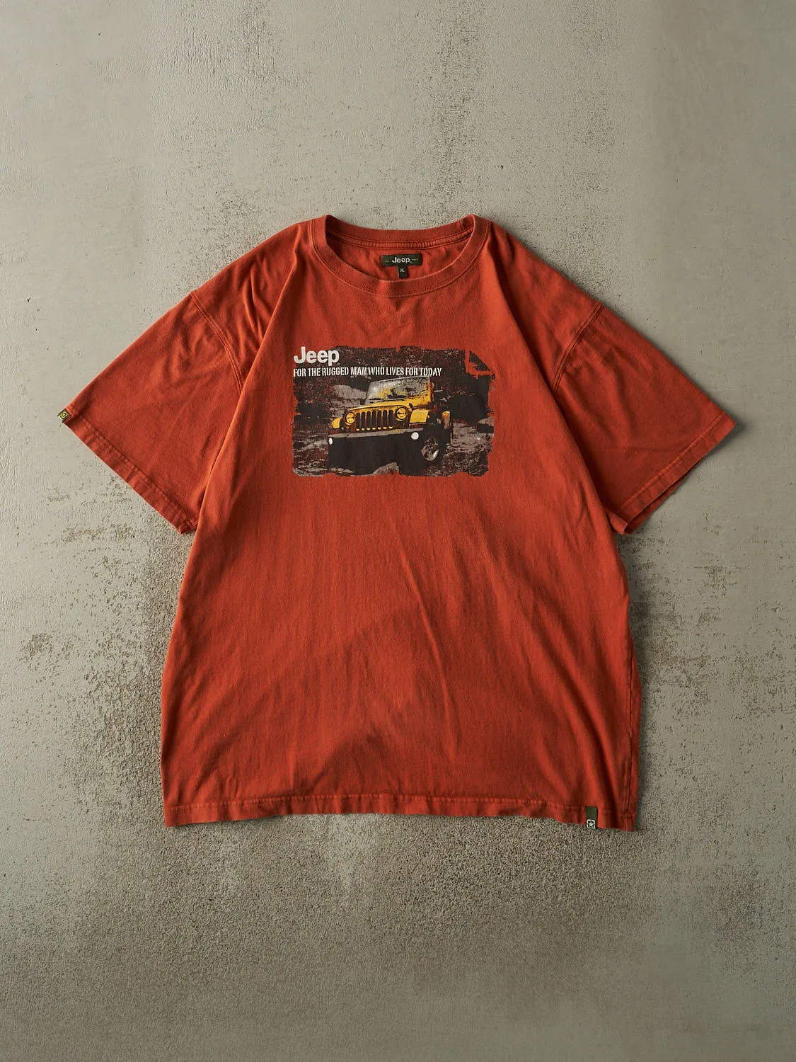 Vintage Y2K Orange Jeep Tee (XL) sold by Rebalance Vintage