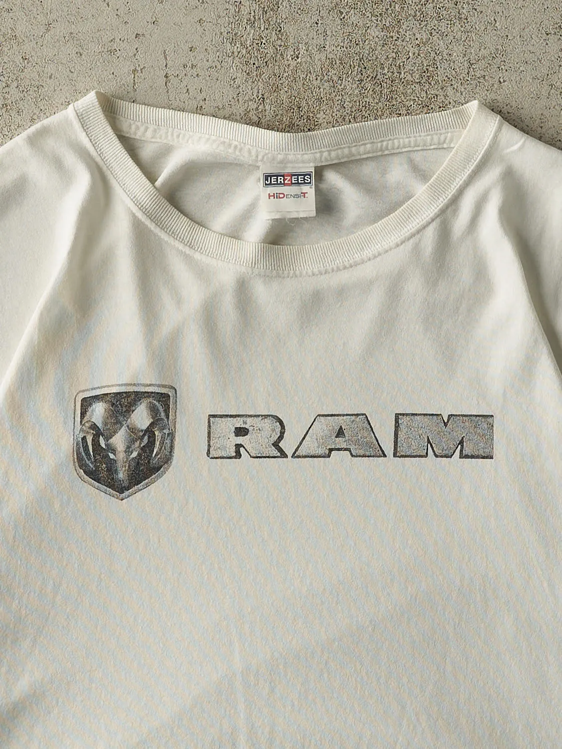 Vintage Y2K White Dodge Ram Tee (L/XL) sold by Rebalance Vintage product image thumbnail 2
