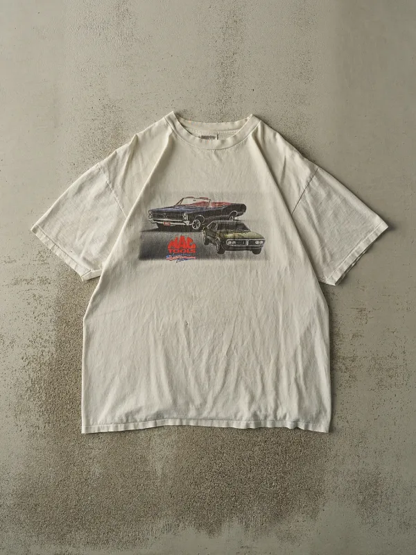 Vintage 90s White Mac Tools Single Stitch Car Tee (L/XL) sold by Rebalance Vintage