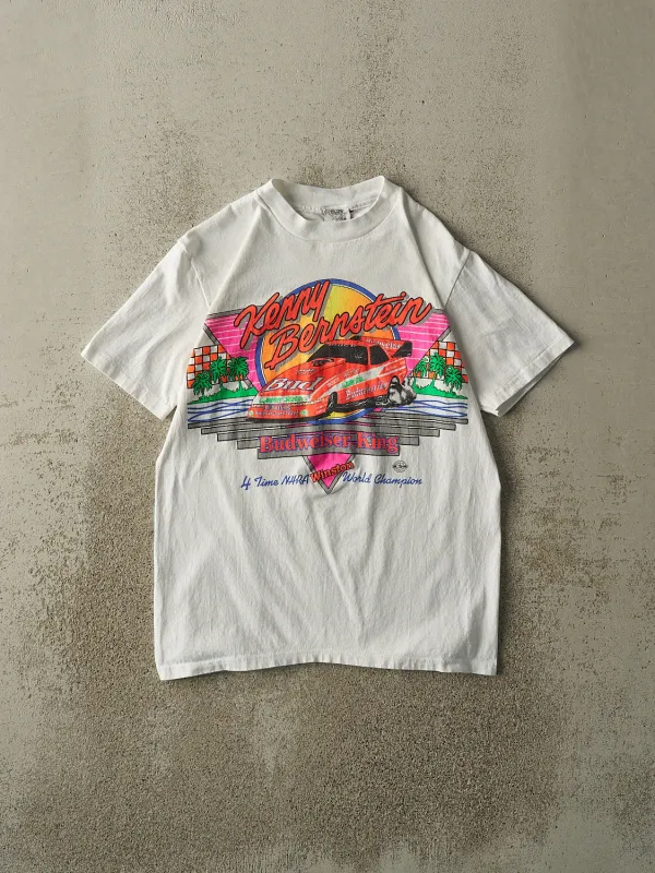 Vintage 89' White Kenny Bernstein Racing Tee (S/M) sold by Rebalance Vintage