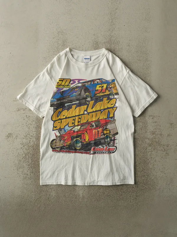 Vintage 07' White Cedar Lake Speedway Racing Tee (M/L) sold by Rebalance Vintage