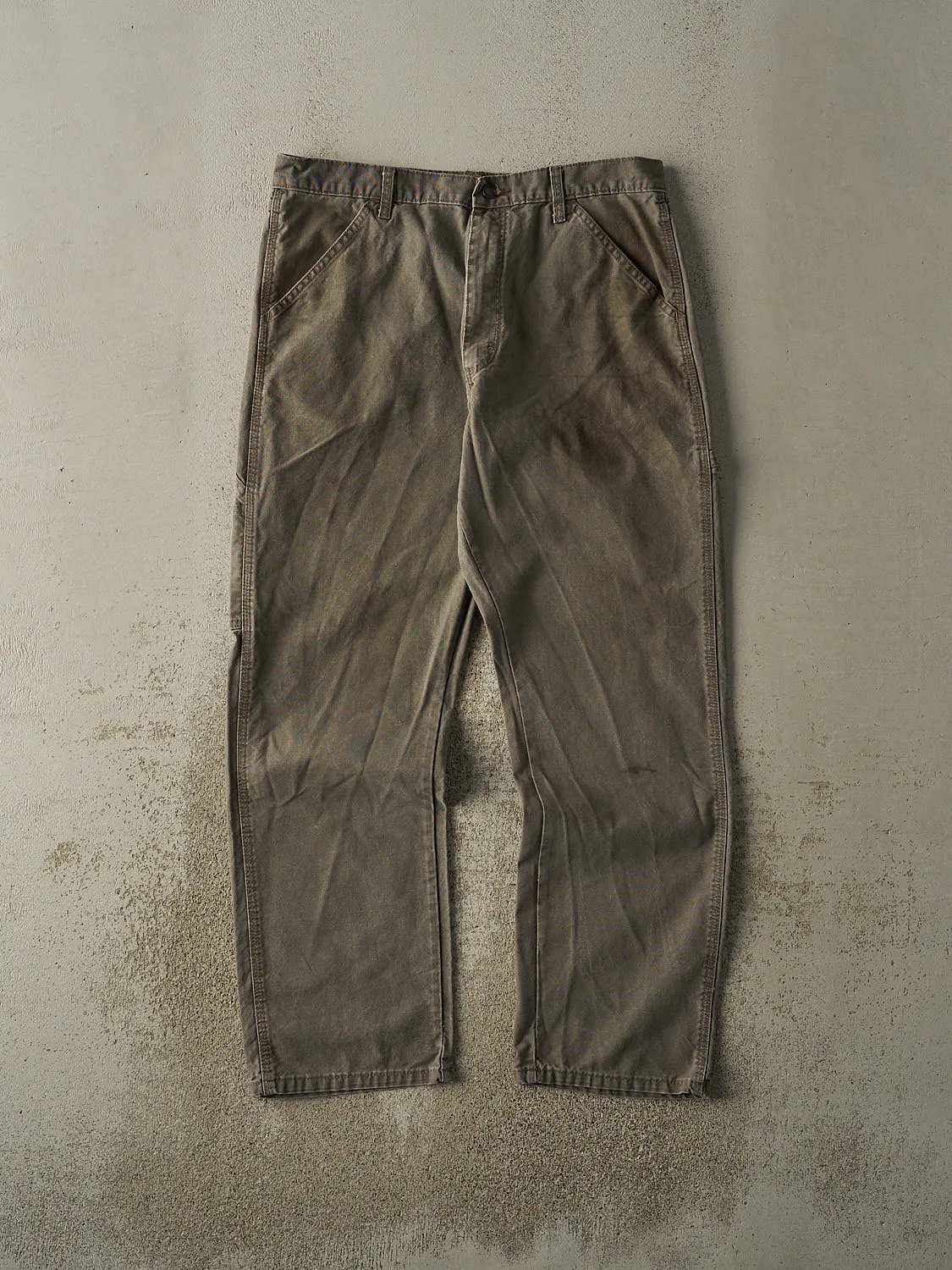 Vintage Y2K Brown Rustler Carpenter Pants (34x31) sold by Rebalance Vintage