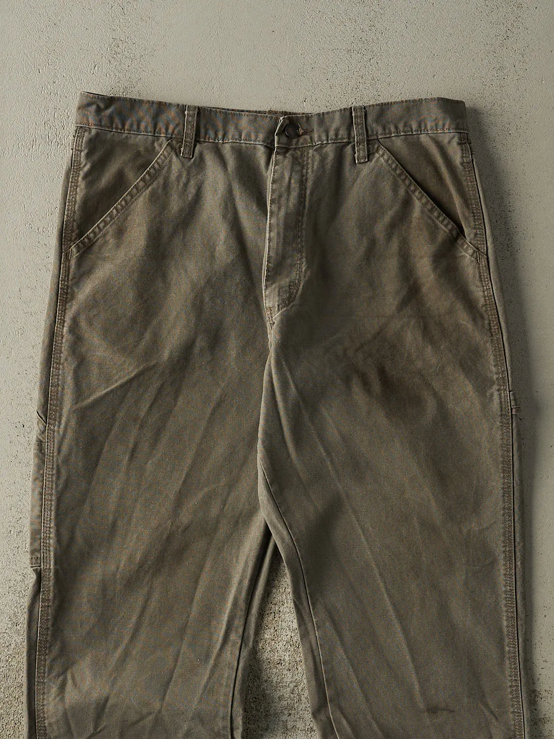 Vintage Y2K Brown Rustler Carpenter Pants (34x31) sold by Rebalance Vintage product image thumbnail 4