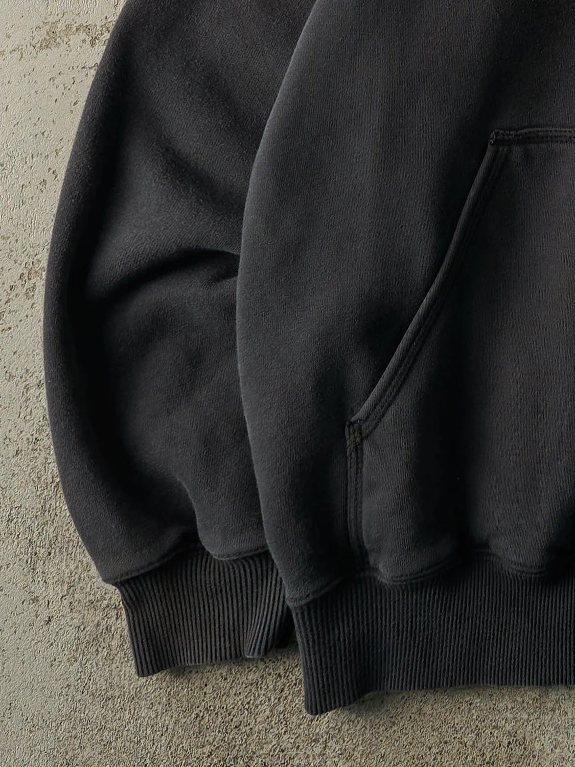 Vintage Y2K Faded Black Carhartt Quantum Logo Hoodie (XL/XXL) sold by Rebalance Vintage product image thumbnail 3