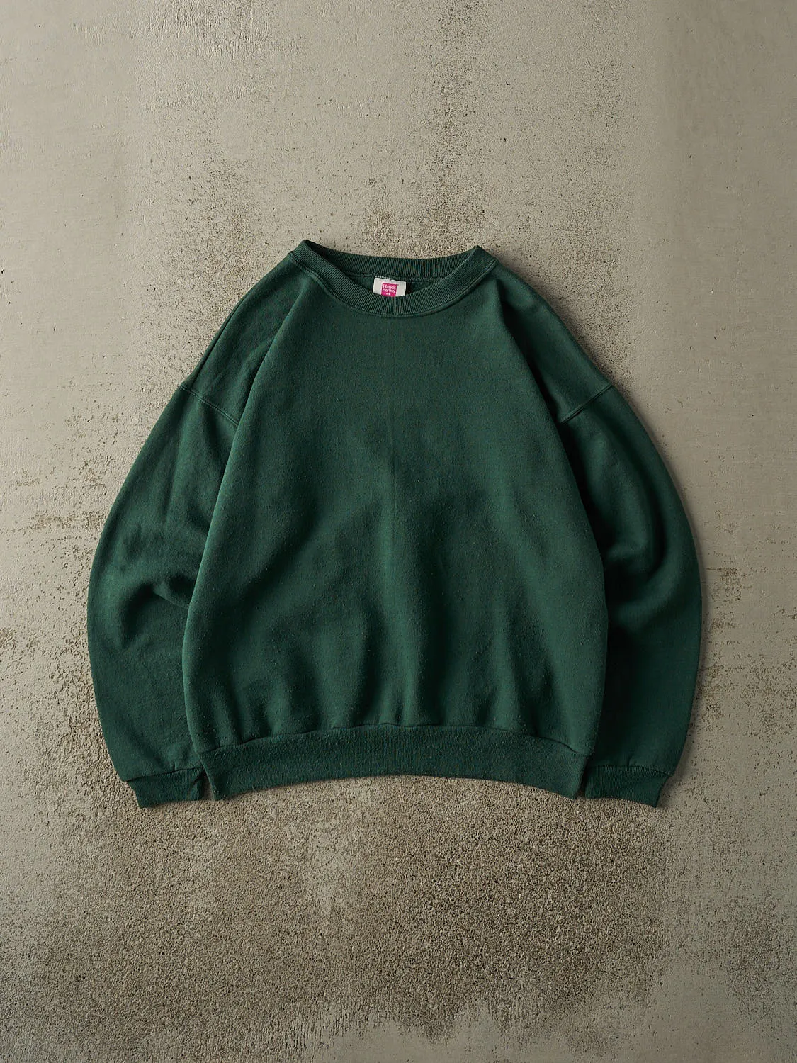 Vintage 90s Green Blank Crewneck (M/L) sold by Rebalance Vintage