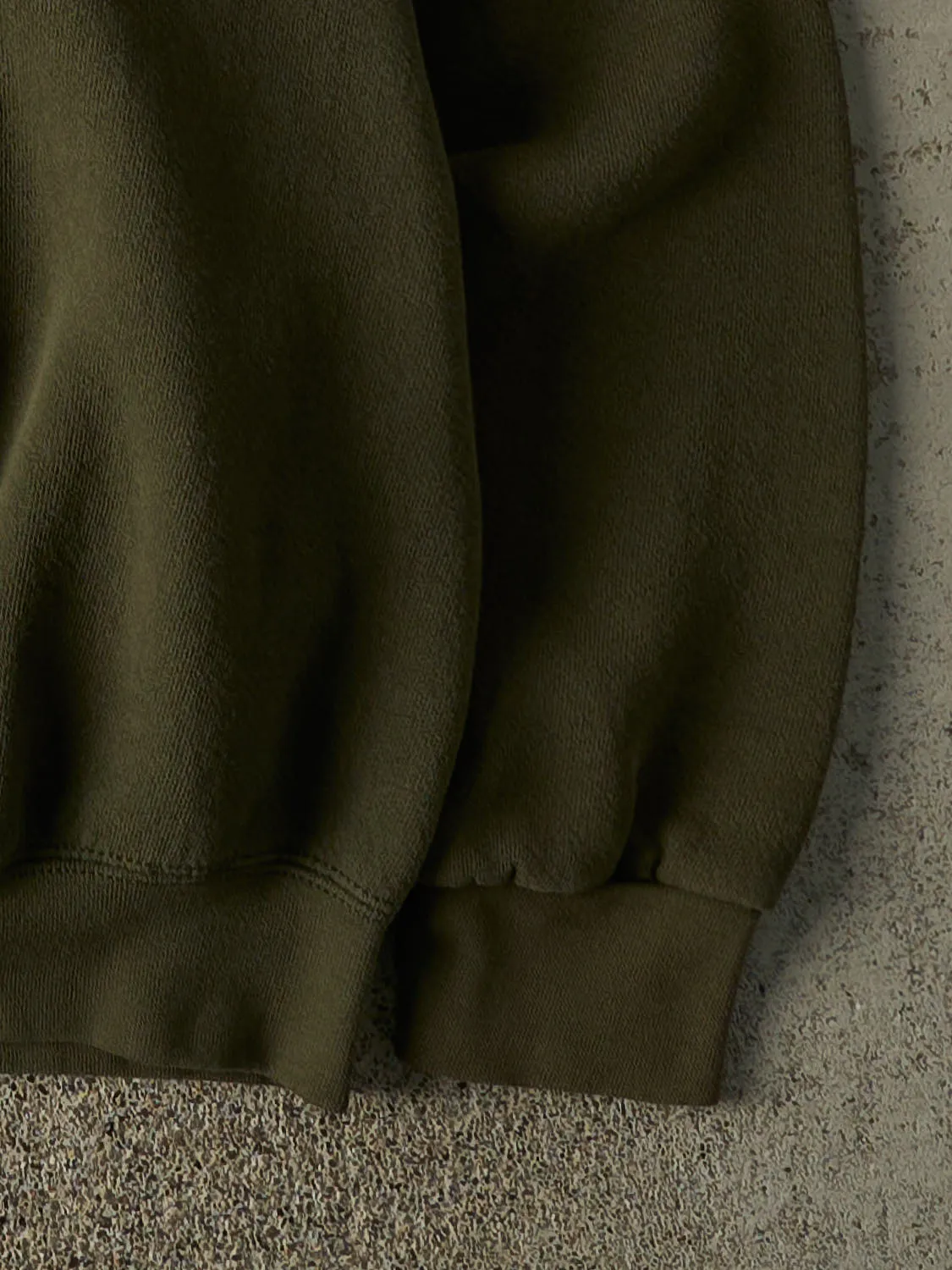 Vintage 90s Green Blank Crewneck (XL) sold by Rebalance Vintage product image thumbnail 3